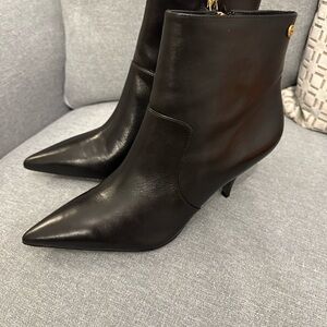 Tory Burch Black Leather Ankle Booties